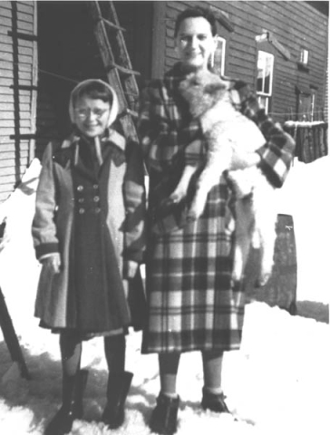 267: l-r Myra Carroll and Kathleen (Hayes) Barry. [courtesy of Maurice Barry]  - Kathleen wife of Denis Patrick Barry; Myra daughter of Michael Carroll &amp;amp; Josephine Barry
